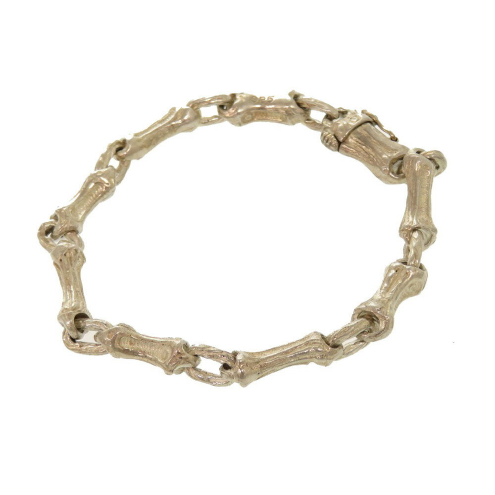 TIFFANY & CO. Silver Bamboo Charm Bracelet